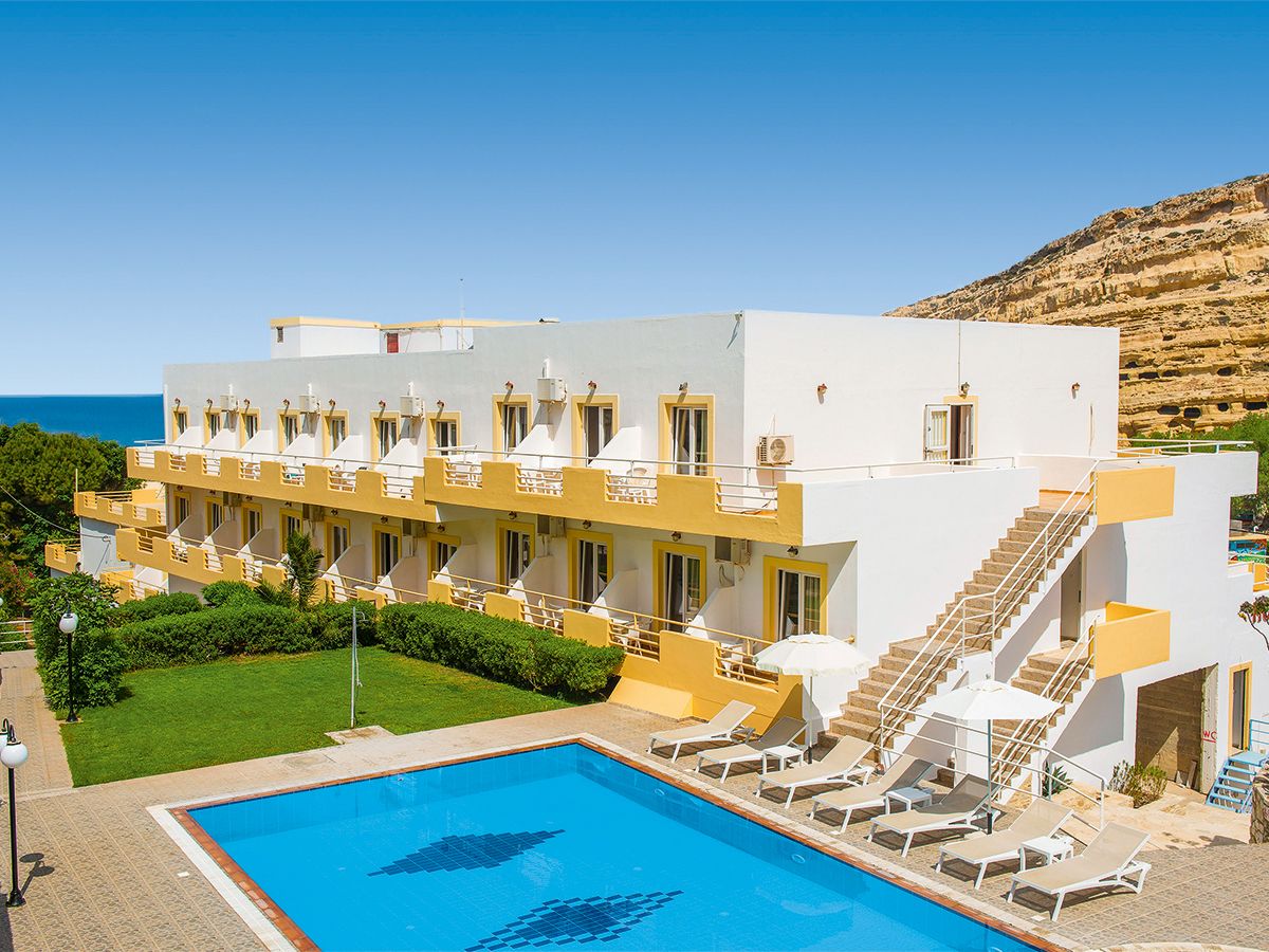 Hotel Zafiria, Matala, Griekenland