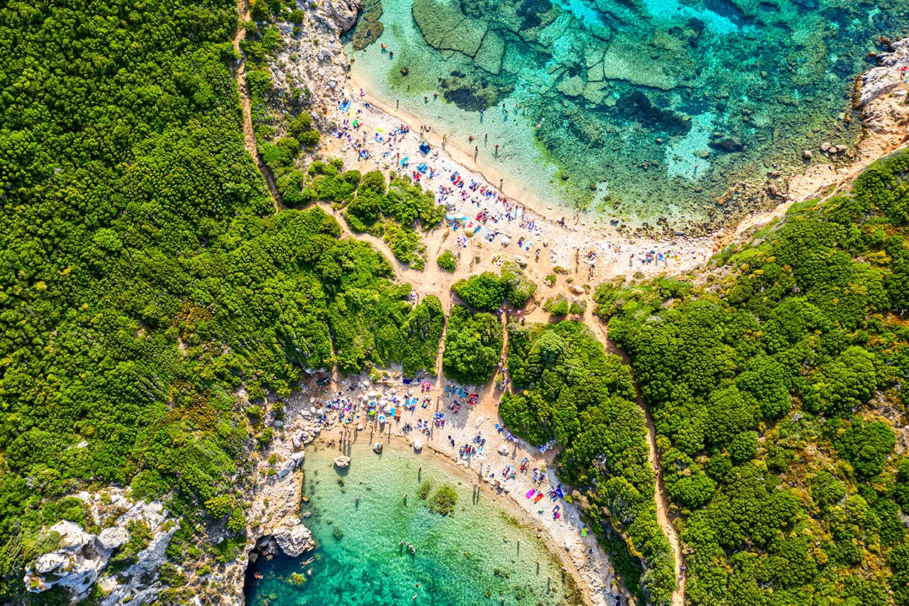 9x de mooiste stranden Corfu