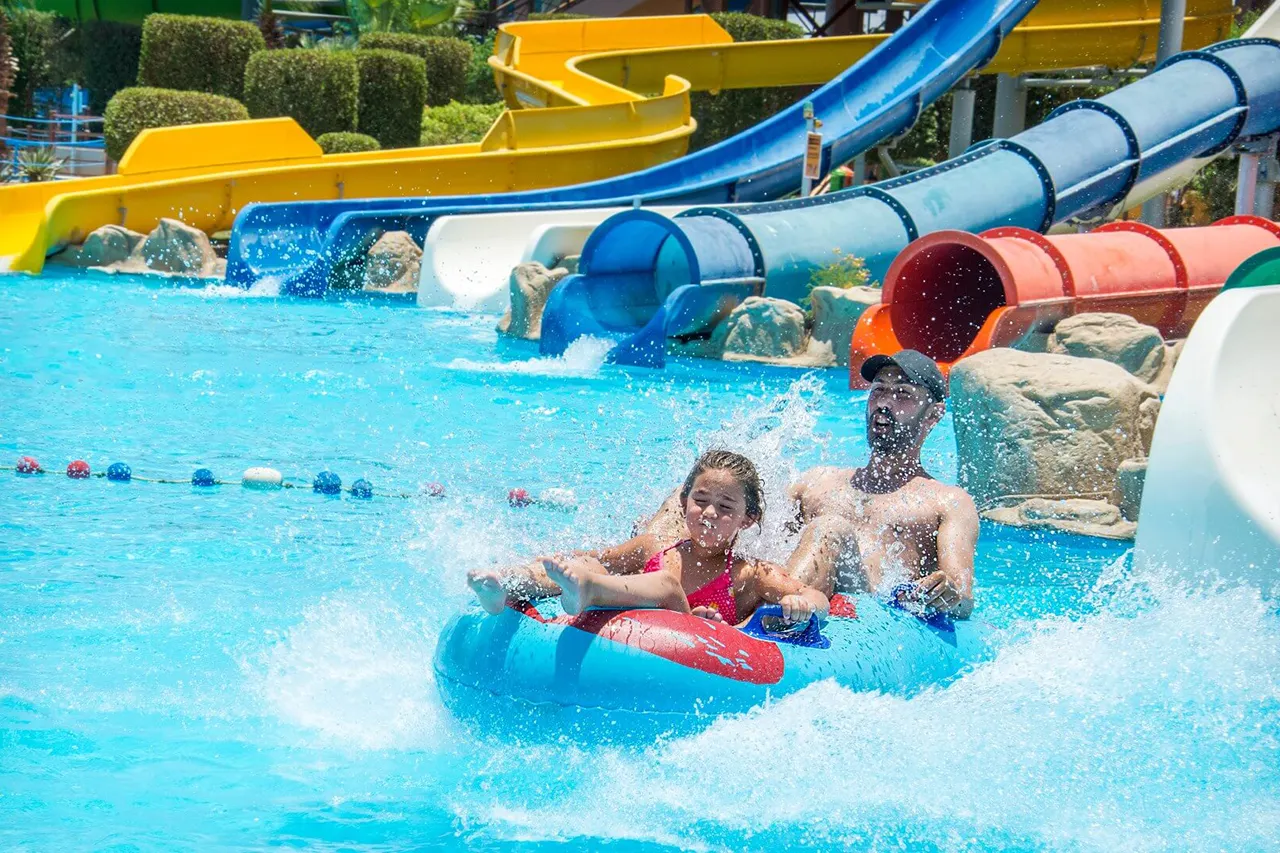 Hotel met glijbanen op de Canarische Eilanden