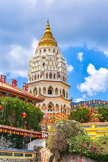 Maleisie - Kek Lok Si Temple op Penang island