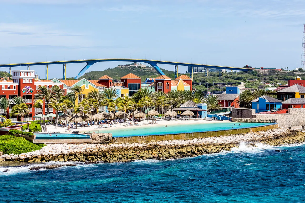 Hotels aan het strand Curacao